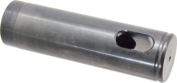 Collis Tool - MT5 Inside Morse Taper, Standard Length Morse Taper to Straight Shank - 7" OAL, Steel, Hardened & Ground Throughout - Exact Industrial Supply