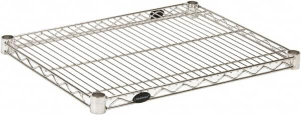 Value Collection - 24" Wide, 1.19" High, Open Shelving Accessory/Component - Stainless Steel Finish, 18" Deep, Use with NuLine Units - Caliber Tooling