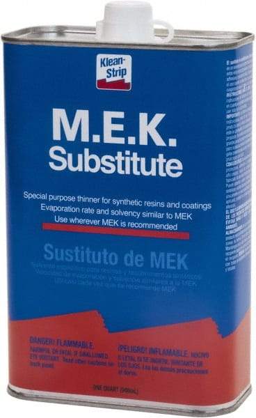 Klean-Strip - Paint Thinners & Strippers Type: MEK Container Size: 1 qt - Caliber Tooling