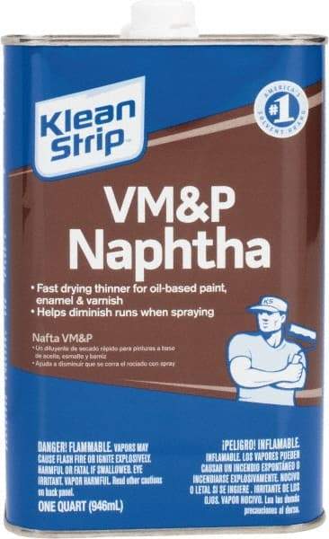 Klean-Strip - 1 Qt VM&P Naphtha - 749 gL VOC Content, Comes in Metal Can - Caliber Tooling