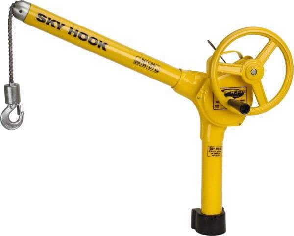 Sky Hook - 500 Lb Load Capacity, Steel Jib Crane - Swing Jib - Caliber Tooling