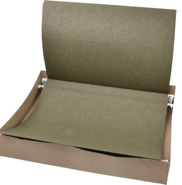 UNIVERSAL - 9-1/2 x 11-3/4", Letter Size, Green, Hanging File Folder - 1/5 Tab Cut Location - Caliber Tooling