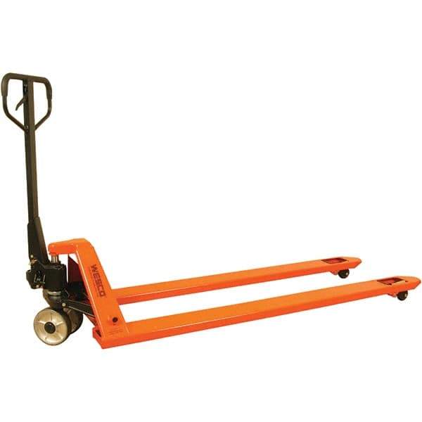 Wesco Industrial Products - Pallet Trucks/Jacks Type: Long Fork Pallet Truck Load Capacity (Lb.): 4,400 - Caliber Tooling