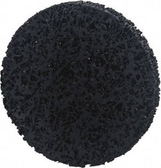 Norton - 6" Extra Coarse Grade Silicon Carbide Deburring Disc - Arbor Connection, Black, 8,000 Max RPM - Caliber Tooling