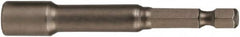 Wiha - 5/16" Magnetic Nutsetter - 1/4" Hex Drive, 6" OAL - Caliber Tooling