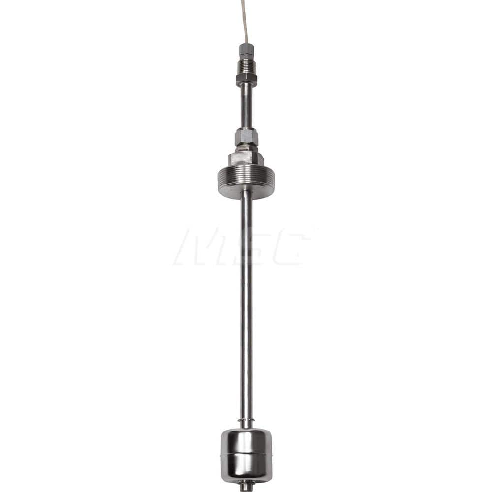 Liquid Level Switches; Switch Type: Float; Thread Size: 2″; Maximum Working Pressure: 105.000; Minimum Operating Temperature: -40; Maximum Operating Temperature (F): 392; Minimum Diameter: 2.13; Maximum Diameter: 2.13; Thread Type: NPT; Switch Logic: N.O.