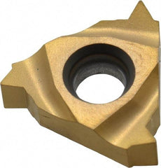 Seco - 16NR Internal Right Hand 11.5 NPTF Laydown Threading Insert - Grade CP500, TiAlN/TiN Coated Carbide - Caliber Tooling