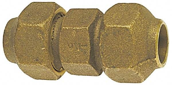 NIBCO - 3/4" Cast Copper Pipe Flared Coupling - FL x FL - Caliber Tooling