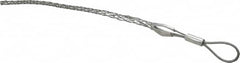 Woodhead Electrical - Flexible Eye, Closed Mesh, Steel Wire Pulling Grip - 12-3/4" Mesh, 1/2 to 0.61" Cable Diam - Caliber Tooling