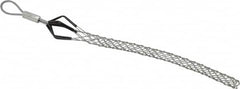 Woodhead Electrical - Flexible Eye, Closed Mesh, Steel Wire Pulling Grip - 7" Mesh, 0.37 to 0.49" Cable Diam - Caliber Tooling