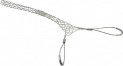 Woodhead Electrical - Double Eye, Closed Mesh, Bronze Wire Pulling Grip - 18" Mesh, 1-1/2 to 1.74" Cable Diam - Caliber Tooling