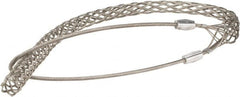 Woodhead Electrical - 1 to 1.24 Inch Cable Diameter, Tinned Bronze, Single Loop Support Grip - 39 Inch Long, 4,720 Lb. Breaking Strength, 29 Inch Mesh Length - Caliber Tooling