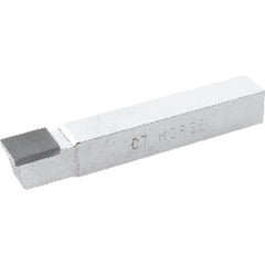 ‎C4 370E (C-5) Grade Brazed Tool Bit - 1/4 × 1/4 × 2″ OAL - Morse Cutting Tools List #4130 Series/List #4130 - Caliber Tooling