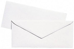 UNIVERSAL - 8-7/8" Long x 3-7/8" Wide Gummed Flap Plain White Envelope with Window - 24 Lb Paper Weight - Caliber Tooling