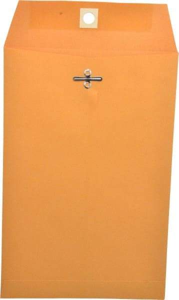 UNIVERSAL - 9" Long x 6" Wide Clasp with Gummed Flap Kraft Envelope - 28 Lb Paper Weight - Caliber Tooling