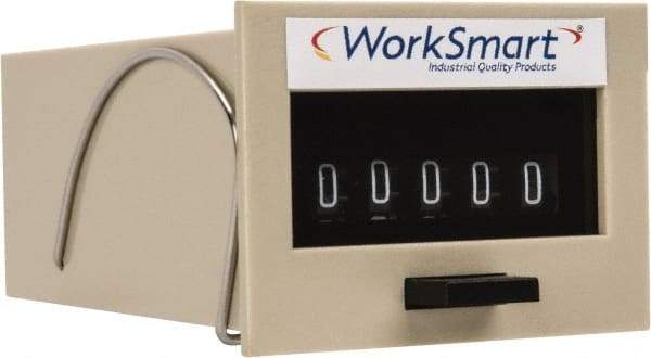 Value Collection - 5 Digit Mechanical Display Electromechanical Counter - Manual Reset - Caliber Tooling