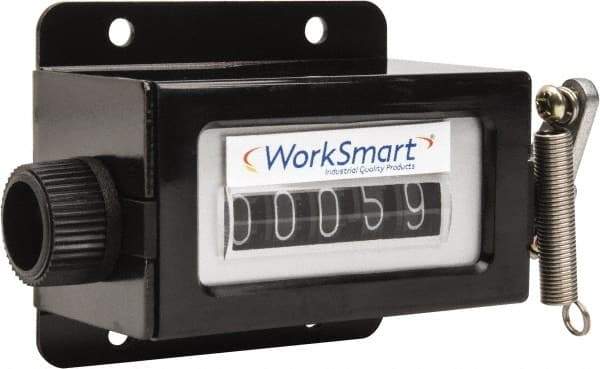 Value Collection - 5 Digit Mechanical Display Stroke Counter - Manual Reset - Caliber Tooling