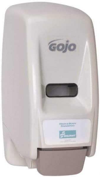 Ability One - 800 mL Liquid Hand Soap Dispenser - Plastic, Hanging, White - Caliber Tooling