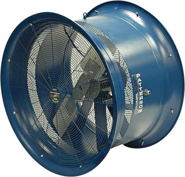 Patterson Fan - 30" Blade, 1 hp, 12,000 CFM, Industrial Circulation Fan - Suspension, 115AC Volts, 13.4 Amps, 1 Speed - Caliber Tooling