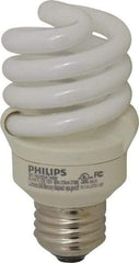 Philips - 13 Watt Fluorescent Residential/Office Medium Screw Lamp - 2,700°K Color Temp, 900 Lumens, 120 Volts, EL/mDT, 10,000 hr Avg Life - Caliber Tooling