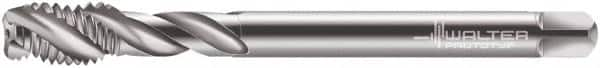 Walter-Prototyp - M16x2.00 Metric 4 Flute 6H Modified Bottoming Spiral Flute Tap - Cobalt, Bright Finish, 110mm OAL, Right Hand Flute, Right Hand Thread, Series 7056770 - Caliber Tooling