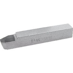 ‎EL10 370E (C-5) Grade Brazed Tool Bit - 5/8 × 5/8 × 4″ OAL - Morse Cutting Tools List #4160 Series/List #4160 - Caliber Tooling