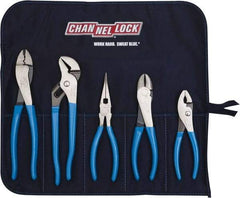 Channellock - 5 Piece Plier Set - Comes in Tool Roll - Caliber Tooling