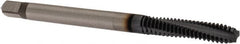 OSG - #6-32 UNC 3 Flute 2B Modified Bottoming Spiral Flute Tap - Powdered Metal, TiCN Finish, 2" OAL, Right Hand Flute, Right Hand Thread, H3, Series 313NI - Caliber Tooling