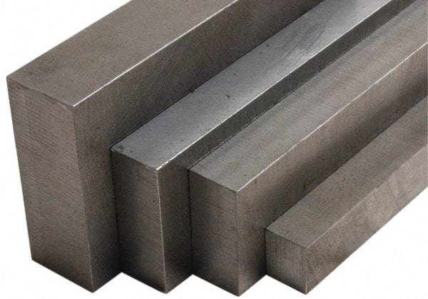 Value Collection - 1' Long x 12" Wide x 2" Thick, 4140 Steel Rectangular Bar - Pre-Hardened - Caliber Tooling