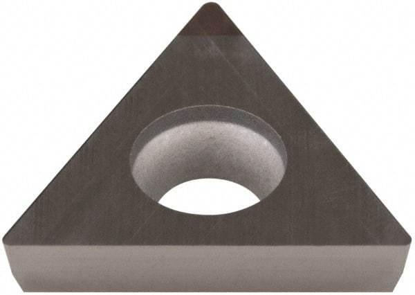 Hertel - SH-TPGA322 Grade HT610BN PCBN Turning Insert - Uncoated, 60° Triangle, 3/8" Inscr Circle, 1/8" Thick, 1/32" Corner Radius - Caliber Tooling