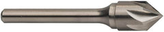 Keo - 3/16" Head Diam, 3/16" Shank Diam, 6 Flute 82° Solid Carbide Countersink - Bright Finish, 2" OAL, Single End - Caliber Tooling