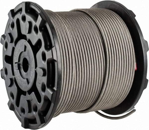 Parker - 3/16" ID x 5/16" OD, 3,000 psi Work Pressure Hydraulic Hose - 2" Radius, PTFE, -100°F to 450°F - Caliber Tooling