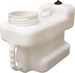 Trico - 384 oz Capacity Polyethylene Oil Storage System - 4-7/8" Mouth OD, Opaque - Caliber Tooling