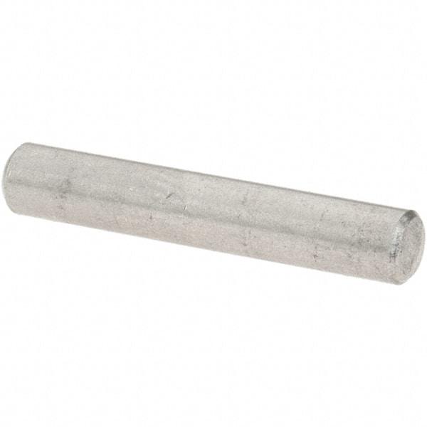 Value Collection - 1/8" Diam x 3/4" Pin Length 18-8 Stainless Steel Standard Dowel Pin - Bright Finish - Caliber Tooling