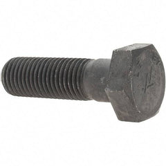 Value Collection - 1-8 Thread, 3-1/2" Length Under Head, Hex Head Bolt - Grade B7 Alloy Steel, Uncoated - Caliber Tooling