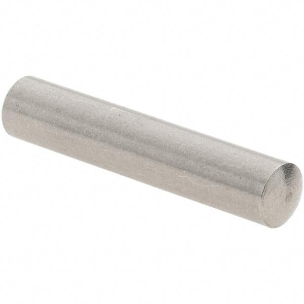 Value Collection - 4mm Diam x 20mm Pin Length 416 Stainless Steel Precision Dowel Pin - C 36-42 Hardness, 1 Beveled & 1 Rounded End - Caliber Tooling