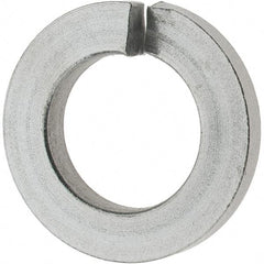 Value Collection - 1/2", 1/8" Thick Split Lock Washer - 316 Stainless Steel, 0.506" Min ID, 0.518" Max ID, 0.873" Min OD, 0.883" Max OD - Caliber Tooling