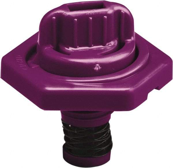 Trico - 4 Gal Capacity Polyethylene Oil Storage System - 7" Straight Spout, Purple - Caliber Tooling