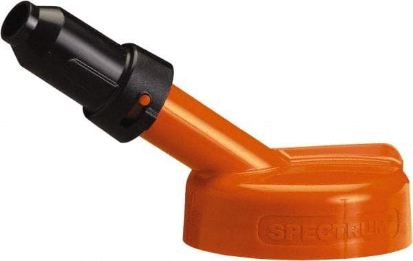 Trico - 4 Gal Capacity Polyethylene Oil Storage System - 1" Tip OD, 7" Straight Spout, Orange - Caliber Tooling