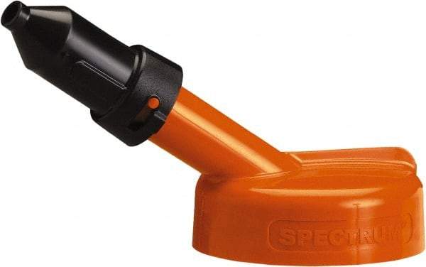 Trico - 4 Gal Capacity Polyethylene Oil Storage System - 1/2" Tip OD, 7" Straight Spout, Orange - Caliber Tooling