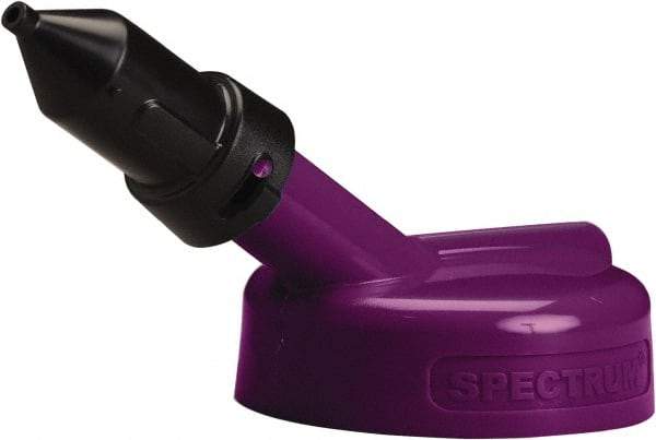 Trico - 4 Gal Capacity Polyethylene Oil Storage System - 1/4" Tip OD, 7" Straight Spout, Purple - Caliber Tooling