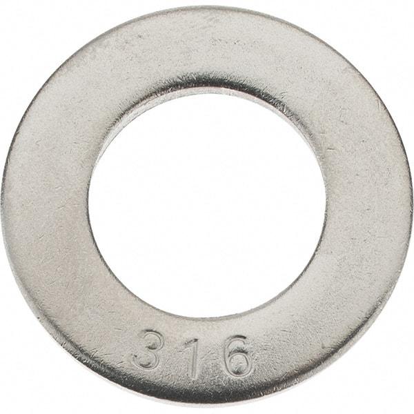 Value Collection - 3/4" Screw, Grade 316 Stainless Steel SAE Flat Washer - 13/16" ID x 2" OD, 0.148" Thick - Caliber Tooling