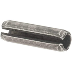 Value Collection - 7/32" Diam x 3/4" Long Slotted Spring Pin - Grade 1070-1090 Alloy Steel, Uncoated - Caliber Tooling