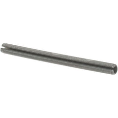 Value Collection - 5/64" Diam x 1" Long Slotted Spring Pin - Grade 1070-1090 Alloy Steel, Uncoated - Caliber Tooling