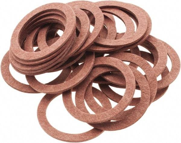 Value Collection - Vulcanized Fibre Standard Flat Washer - 9/16" ID x 3/4" OD, 0.031" Thick, Plain Finish - Caliber Tooling