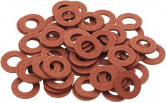 Value Collection - Vulcanized Fibre Standard Flat Washer - 0.187" ID x 3/8" OD, 0.031" Thick, Plain Finish - Caliber Tooling