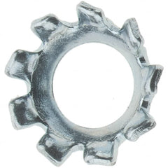 Value Collection - #6 Screw, Steel Countersunk External Tooth Lock Washer - Zinc-Plated, Grade 2 - Caliber Tooling