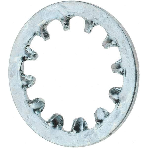 Value Collection - 1/2" Screw, Steel Internal Tooth Lock Washer - Zinc-Plated, Grade 2 - Caliber Tooling