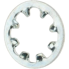 Value Collection - #12 Screw, Steel Internal Tooth Lock Washer - Zinc-Plated, Grade 2 - Caliber Tooling