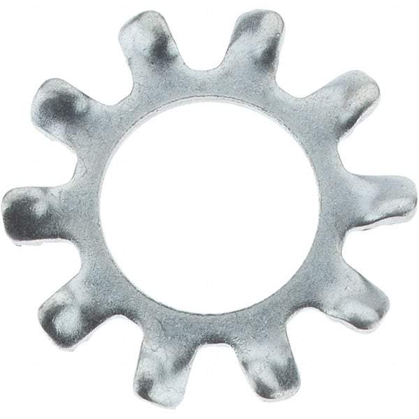 Value Collection - 1/4" Screw, Steel External Tooth Lock Washer - Zinc-Plated, Grade 2 - Caliber Tooling